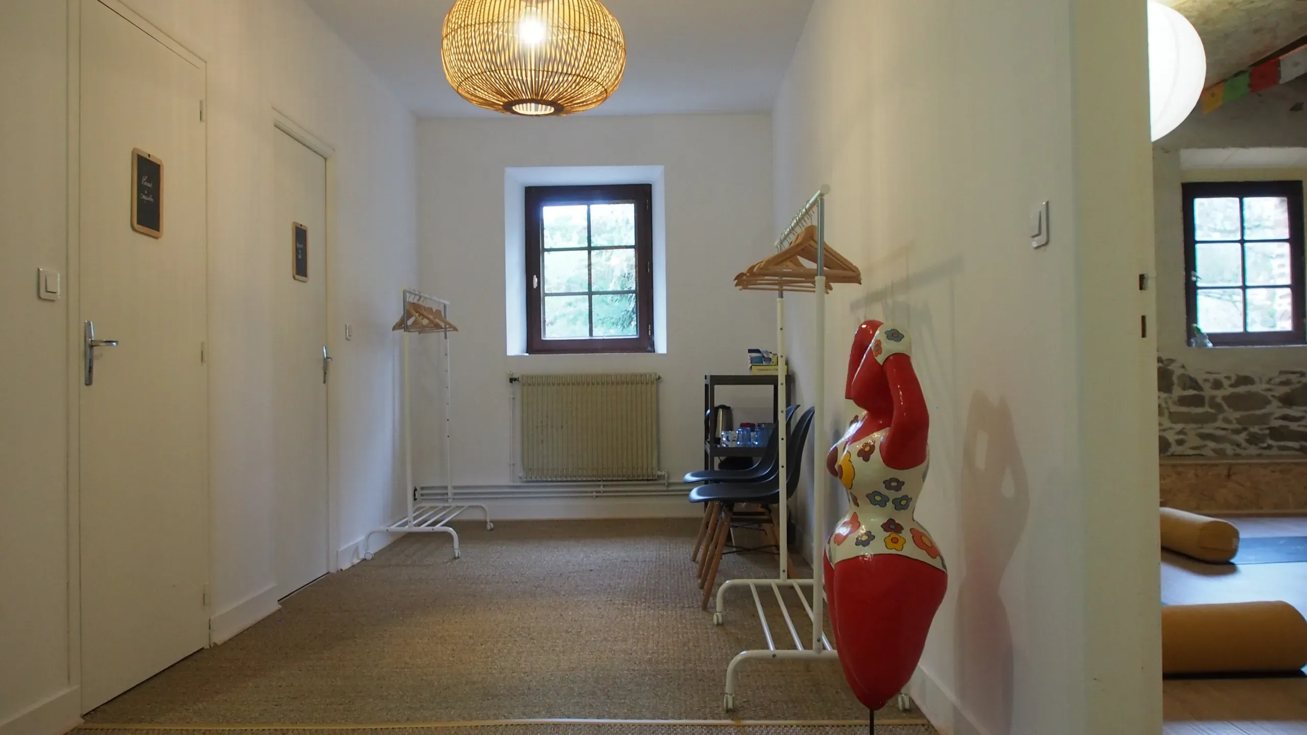 Les vestiaires du Chat Qui Médite